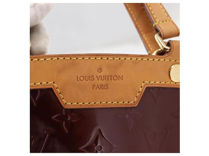 LOUIS VUITTON Sac à main Monogram Vernis Blair MM 2way Amarante M91619 Auth 155013 Bordeaux - view 10