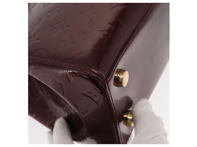 LOUIS VUITTON Sac à main Monogram Vernis Blair MM 2way Amarante M91619 Auth 155013 Bordeaux - view 16