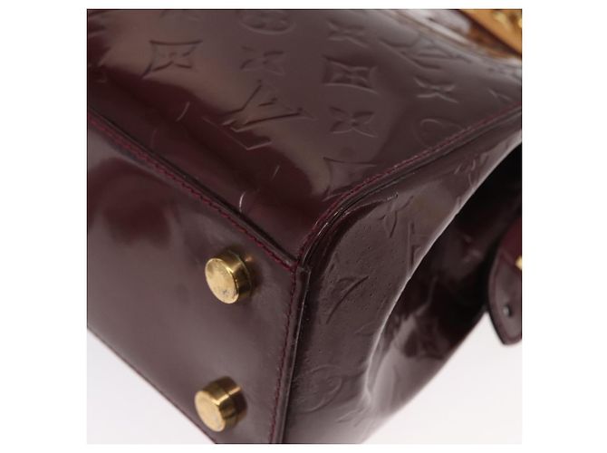LOUIS VUITTON Sac à main Monogram Vernis Blair MM 2way Amarante M91619 Auth 155013 Bordeaux - view 17