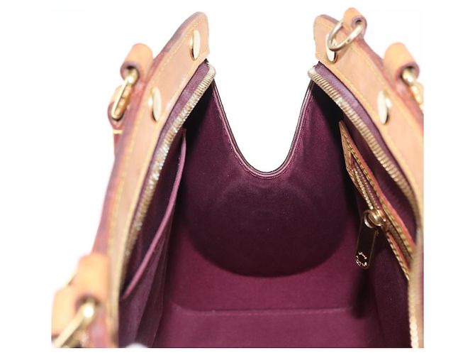 LOUIS VUITTON Sac à main Monogram Vernis Blair MM 2way Amarante M91619 Auth 155013 Bordeaux - view 23