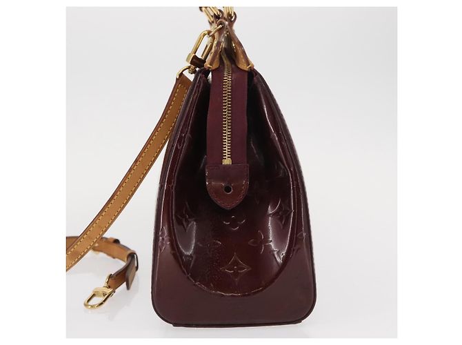 LOUIS VUITTON Sac à main Monogram Vernis Blair MM 2way Amarante M91619 Auth 155013 Bordeaux - view 3