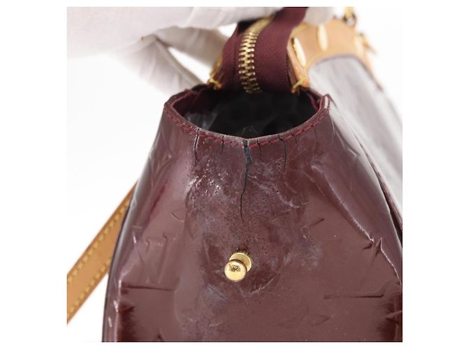LOUIS VUITTON Sac à main Monogram Vernis Blair MM 2way Amarante M91619 Auth 155013 Bordeaux - view 4