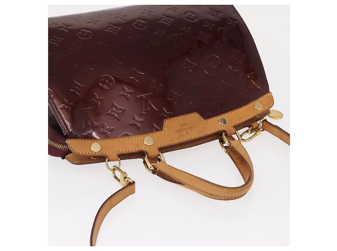 LOUIS VUITTON Sac à main Monogram Vernis Blair MM 2way Amarante M91619 Auth 155013 Bordeaux - view 7