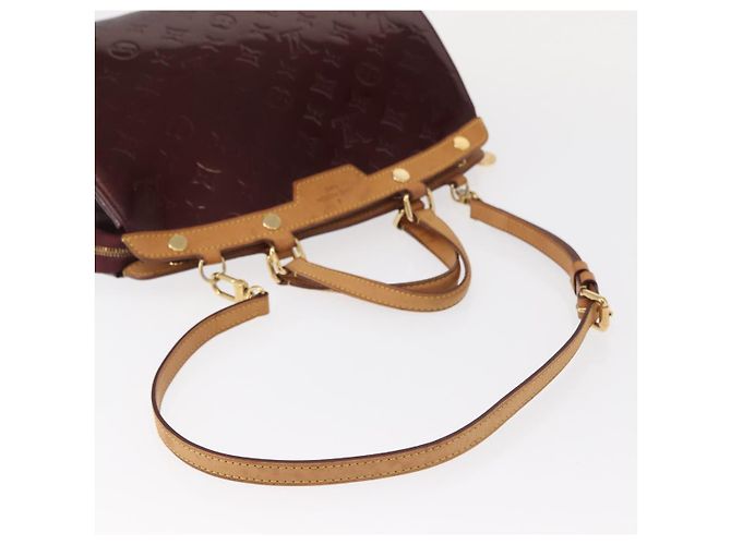LOUIS VUITTON Sac à main Monogram Vernis Blair MM 2way Amarante M91619 Auth 155013 Bordeaux - view 9