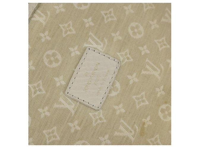 LOUIS VUITTON Monogram Mini Lin Saumur PM Bag Ivory Dunne M95314 LV Auth 153946 Cream - view 21