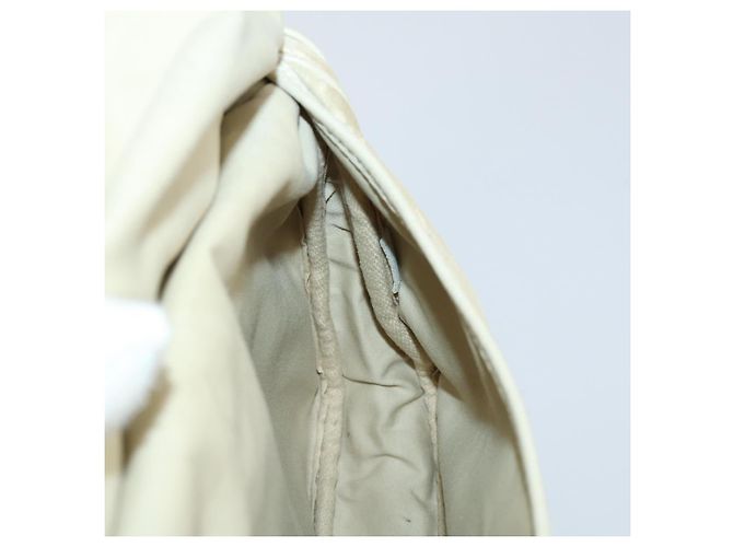 LOUIS VUITTON Monogram Mini Lin Saumur PM Bag Ivory Dunne M95314 LV Auth 153946 Cream - view 24