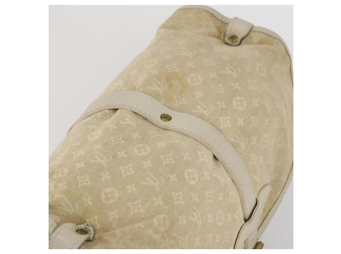 LOUIS VUITTON Monogram Mini Lin Saumur PM Bag Ivory Dunne M95314 LV Auth 153946 Cream - view 6