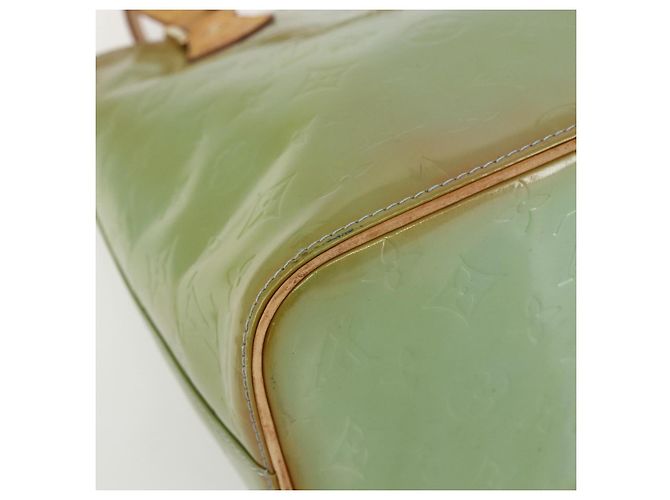 LOUIS VUITTON Bolso de Mano Monogram Vernis Houston Azul Bebé M91005 LV Auth ka476 Azul claro - vista 14