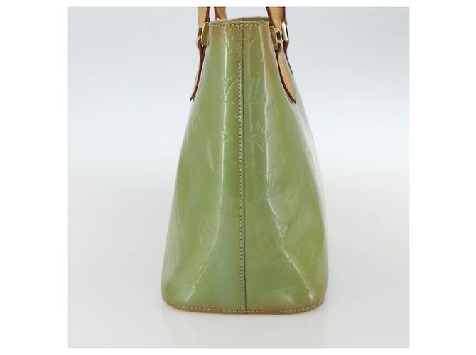 LOUIS VUITTON Bolso de Mano Monogram Vernis Houston Azul Bebé M91005 LV Auth ka476 Azul claro - vista 3