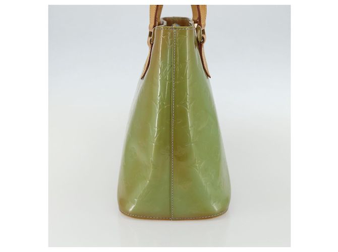 LOUIS VUITTON Bolso de Mano Monogram Vernis Houston Azul Bebé M91005 LV Auth ka476 Azul claro - vista 4