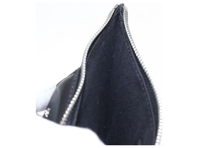 Borsa Clutch GIVENCHY in pelle nera argento Auth BA8441 Nero - vista 18