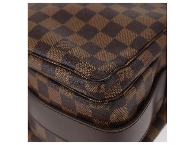 LOUIS VUITTON Borsa a Spalla Naviglio Damier Ebene N45255 LV Auth 153512 - vista 14