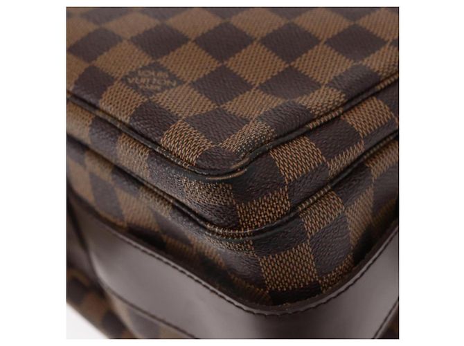 LOUIS VUITTON Borsa a Spalla Naviglio Damier Ebene N45255 LV Auth 153512 - vista 16