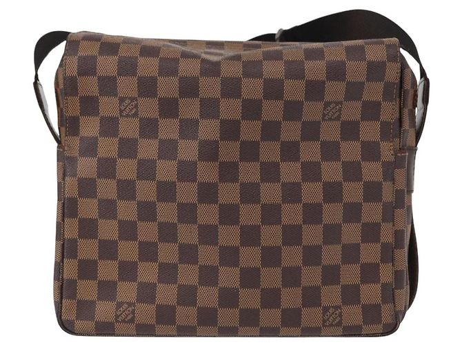 LOUIS VUITTON Borsa a Spalla Naviglio Damier Ebene N45255 LV Auth 153512 - vista 2