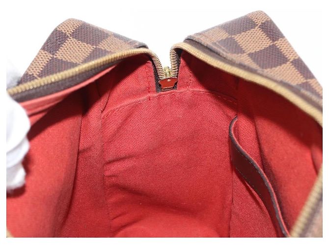 LOUIS VUITTON Borsa a Spalla Naviglio Damier Ebene N45255 LV Auth 153512 - vista 21