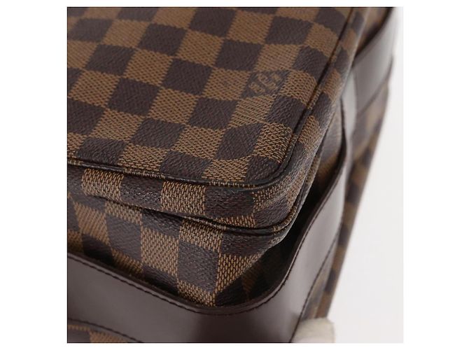 LOUIS VUITTON Borsa a Spalla Naviglio Damier Ebene N45255 LV Auth 153512 - vista 9