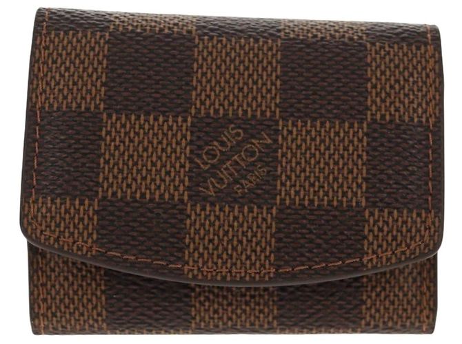 LOUIS VUITTON Set di Bracciali Damier Ebene Argento LV Auth BA8383V - Ansicht 13