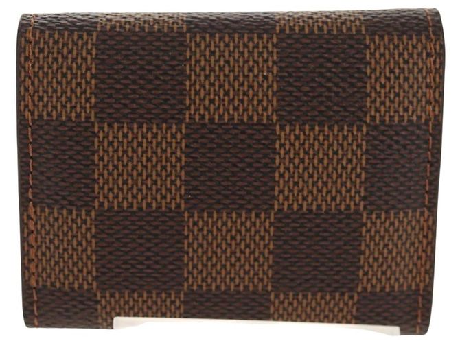 LOUIS VUITTON Set di Bracciali Damier Ebene Argento LV Auth BA8383V - Ansicht 2
