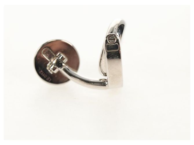 LOUIS VUITTON Set di Bracciali Damier Ebene Argento LV Auth BA8383V - Ansicht 21