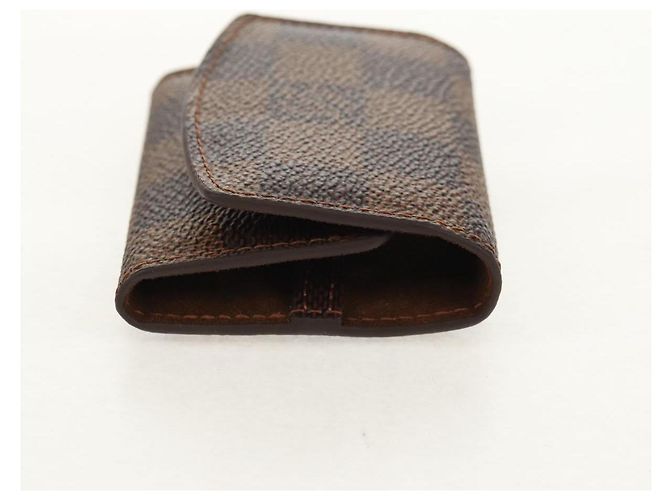 LOUIS VUITTON Set di Bracciali Damier Ebene Argento LV Auth BA8383V - Ansicht 4