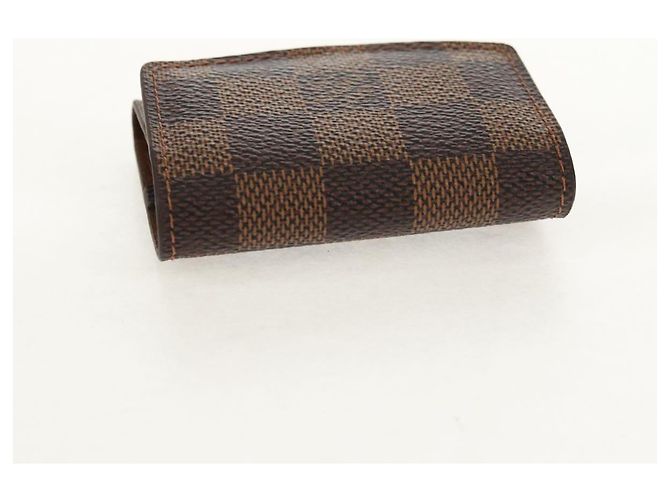 LOUIS VUITTON Set di Bracciali Damier Ebene Argento LV Auth BA8383V - Ansicht 5