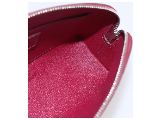 LOUIS VUITTON Pochette Cosmetica Epi PM Pouch Rosso Granato LV Auth BA8368 Bordò - vista 17