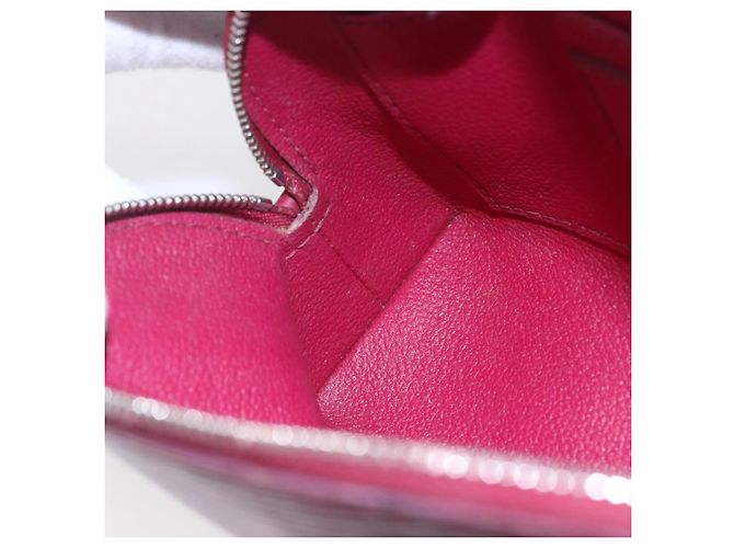 LOUIS VUITTON Pochette Cosmetica Epi PM Pouch Rosso Granato LV Auth BA8368 Bordò - vista 18