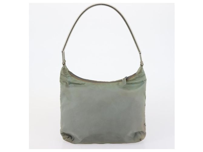 PRADA Borsa a Mano Nylon 3 Pezzi Nero Verde Rosa Auth bs30847 - vista 10