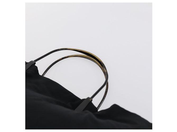 PRADA Borsa a Mano Nylon 3 Pezzi Nero Verde Rosa Auth bs30847 - vista 6