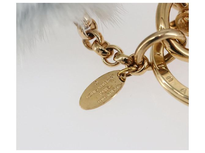 LOUIS VUITTON Portachiavi Vivienne Natale Ski Charm Blu M67395 Auth 154111SM Blu chiaro - vista 14