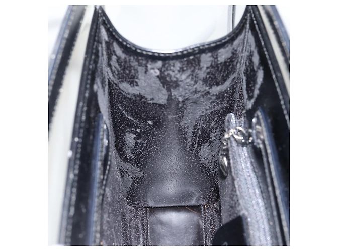 Gucci Borsa Tote in Vinile Nera 001 2058 1773 5 Auth 152253 Nero - vista 20