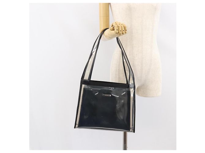Gucci Borsa Tote in Vinile Nera 001 2058 1773 5 Auth 152253 Nero - vista 22