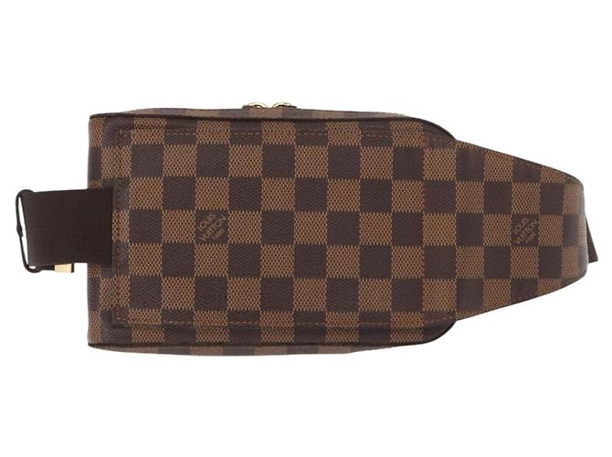 LOUIS VUITTON Borsa a Spalla Damier Ebene Geronimos N51994 LV Auth 153879 - vista 2