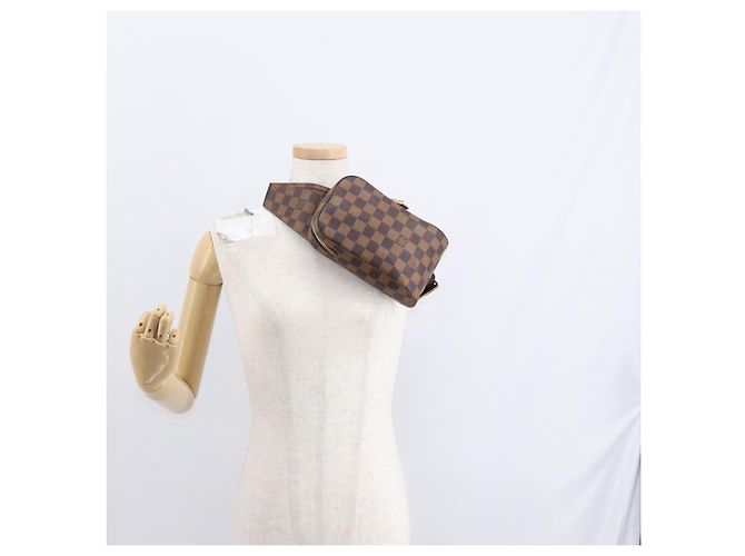 LOUIS VUITTON Borsa a Spalla Damier Ebene Geronimos N51994 LV Auth 153879 - vista 24