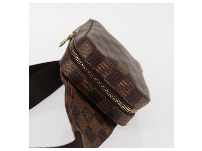 LOUIS VUITTON Borsa a Spalla Damier Ebene Geronimos N51994 LV Auth 153879 - vista 4