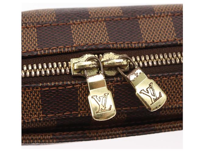 LOUIS VUITTON Borsa a Spalla Damier Ebene Geronimos N51994 LV Auth 153879 - vista 9