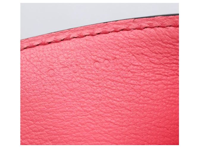 Hermès HERMES Opry 24 Borsa a Spalla in Pelle Rossa Argento Auth 154087SM Rosso - vista 11