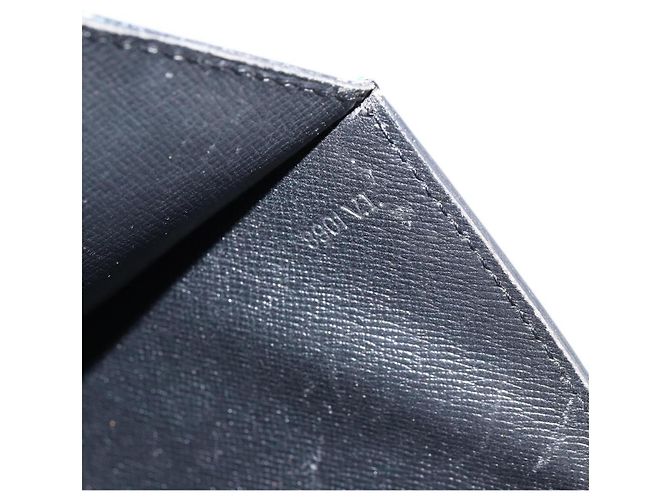 LOUIS VUITTON Clutch Montaigne 27 Epi Blu M52655 LV Auth 154577 - vista 12