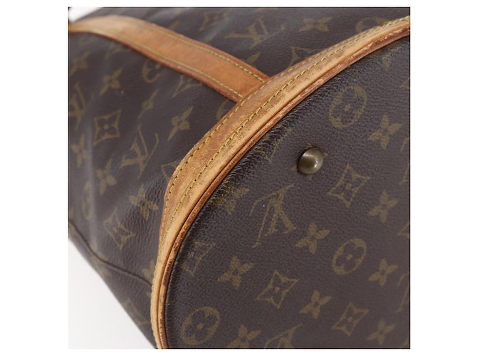 LOUIS VUITTON Borsa a Spalla Monogram Bucket GM M42236 LV Auth 152768 Monogramma - vista 16