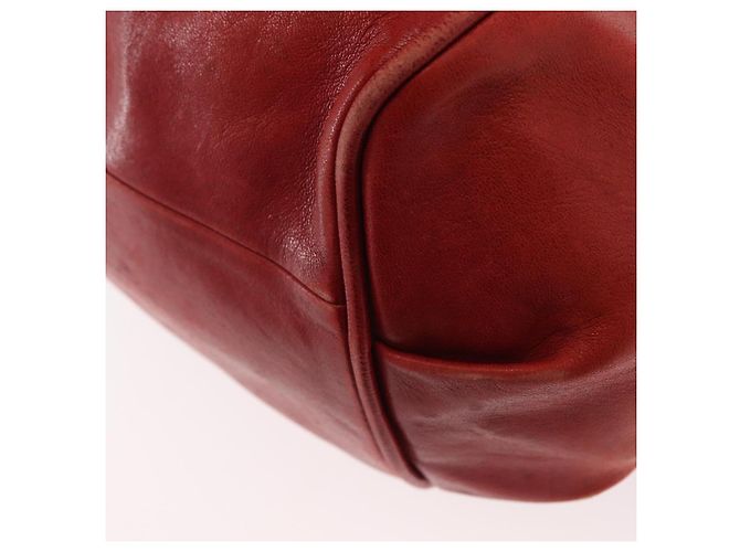Chloé Borsa a mano in pelle Chloe Etel 2 in 1 Rossa Oro Auth BA8651 Rosso D'oro - vista 16