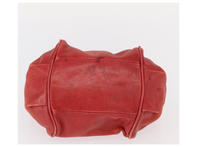 Chloé Borsa a mano in pelle Chloe Etel 2 in 1 Rossa Oro Auth BA8651 Rosso D'oro - vista 5