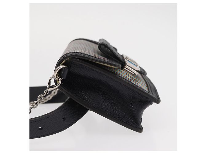 LOUIS VUITTON Borsa Mini Daufine Pop Monogramma LV Blu M55454 LV Auth 147287SAM - vista 4