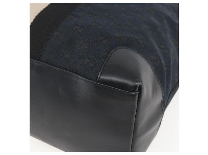 Borsa a mano GG Canvas Gucci Nera Argento 002 1093 3444 Auth 156921 Nero - vista 15