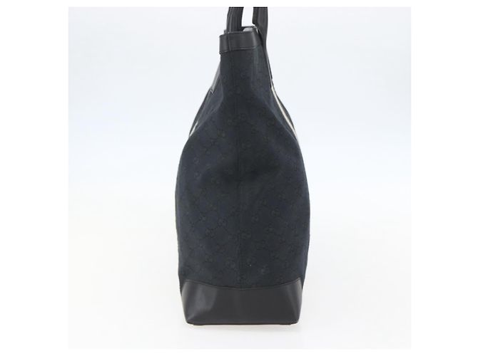 Borsa a mano GG Canvas Gucci Nera Argento 002 1093 3444 Auth 156921 Nero - vista 3