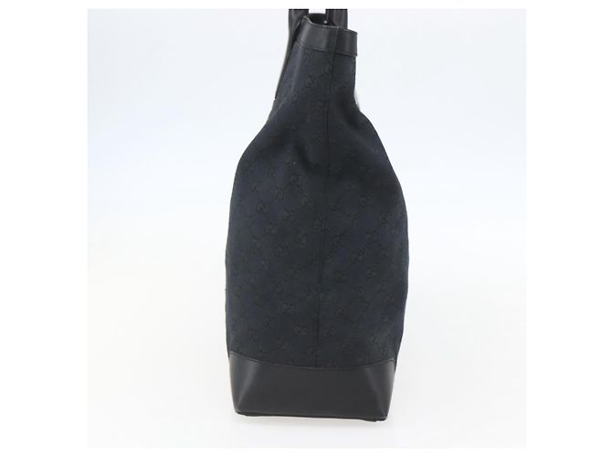 Borsa a mano GG Canvas Gucci Nera Argento 002 1093 3444 Auth 156921 Nero - vista 4