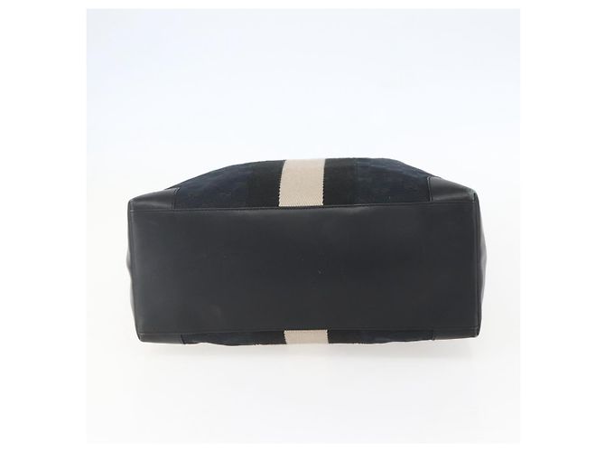 Borsa a mano GG Canvas Gucci Nera Argento 002 1093 3444 Auth 156921 Nero - vista 5