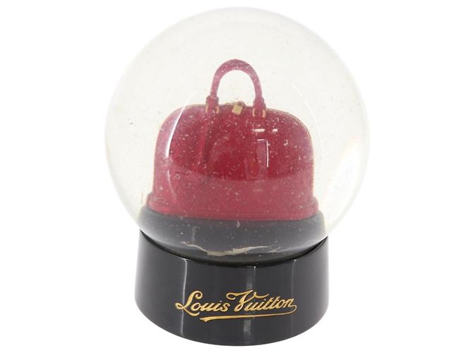 LOUIS VUITTON Alma Snow Globe Glass VIP Limited Clear LV Auth 156296 - view 13