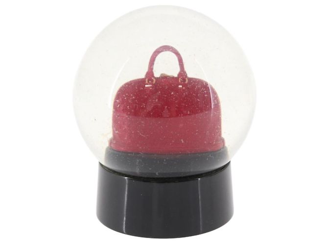 LOUIS VUITTON Alma Snow Globe Glass VIP Limited Clear LV Auth 156296 - view 2