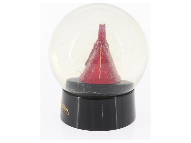 LOUIS VUITTON Alma Snow Globe Glass VIP Limited Clear LV Auth 156296 - view 3
