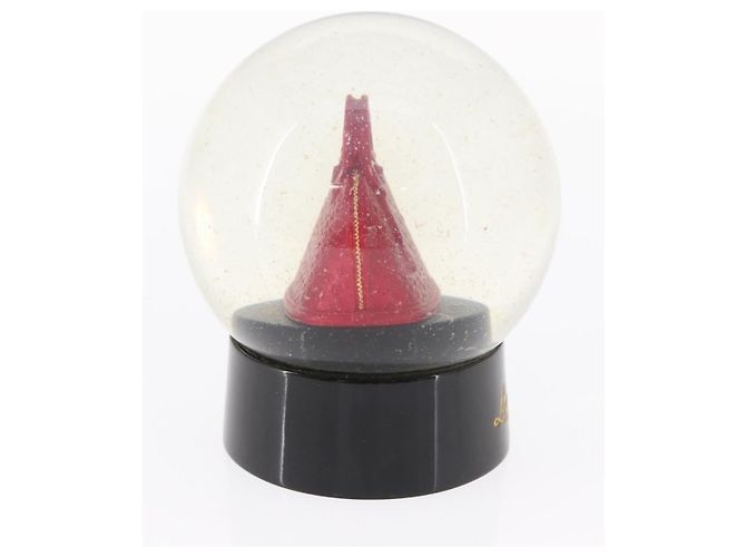LOUIS VUITTON Alma Snow Globe Glass VIP Limited Clear LV Auth 156296 - view 4